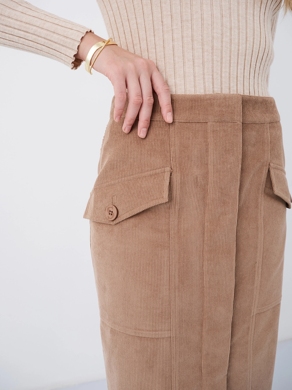 картинка юбка макси из вельвета от магазина Solo-U.ru
