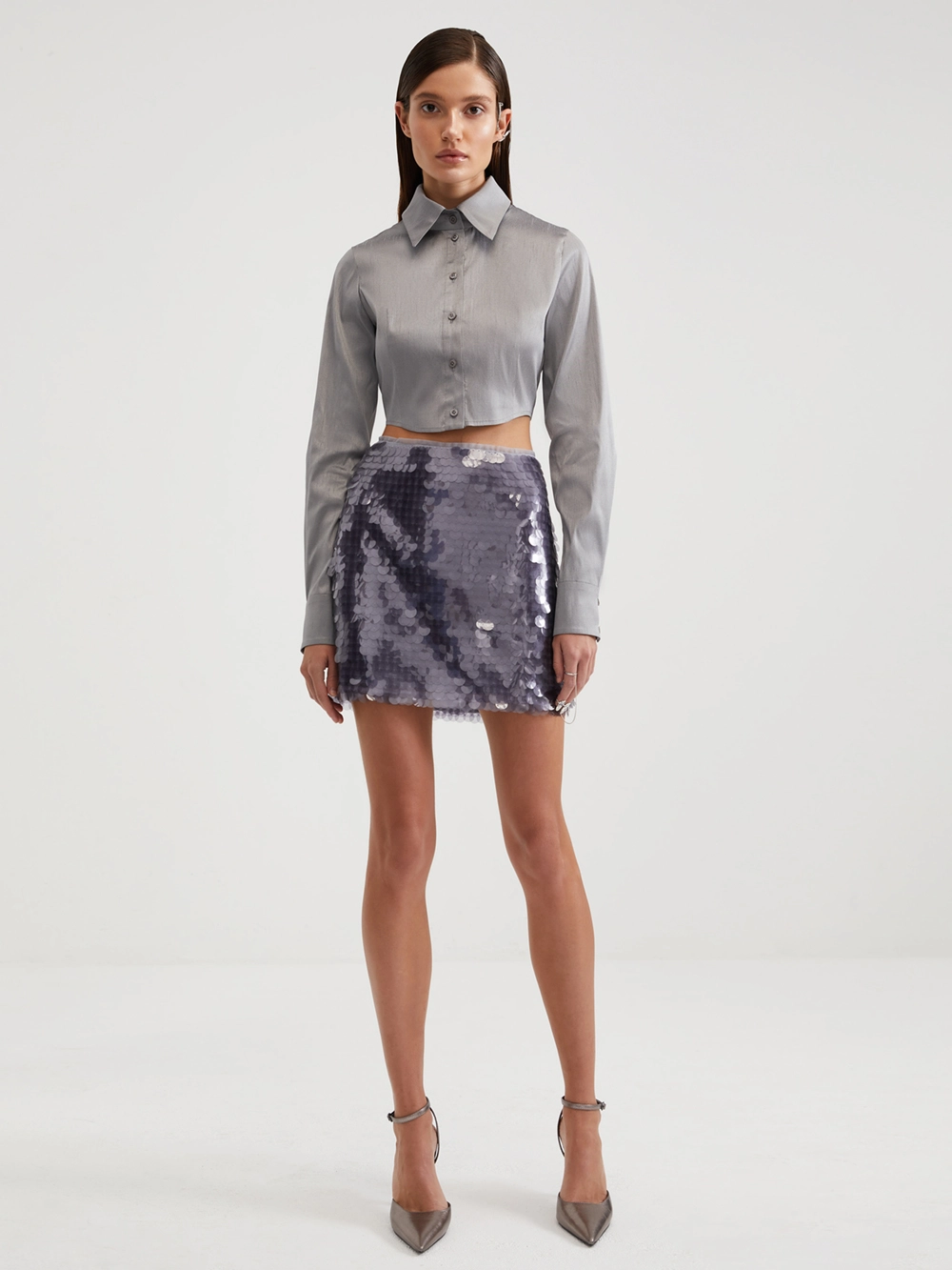 картинка юбка мини с крупными пайетками от магазина Solo-U.ru
