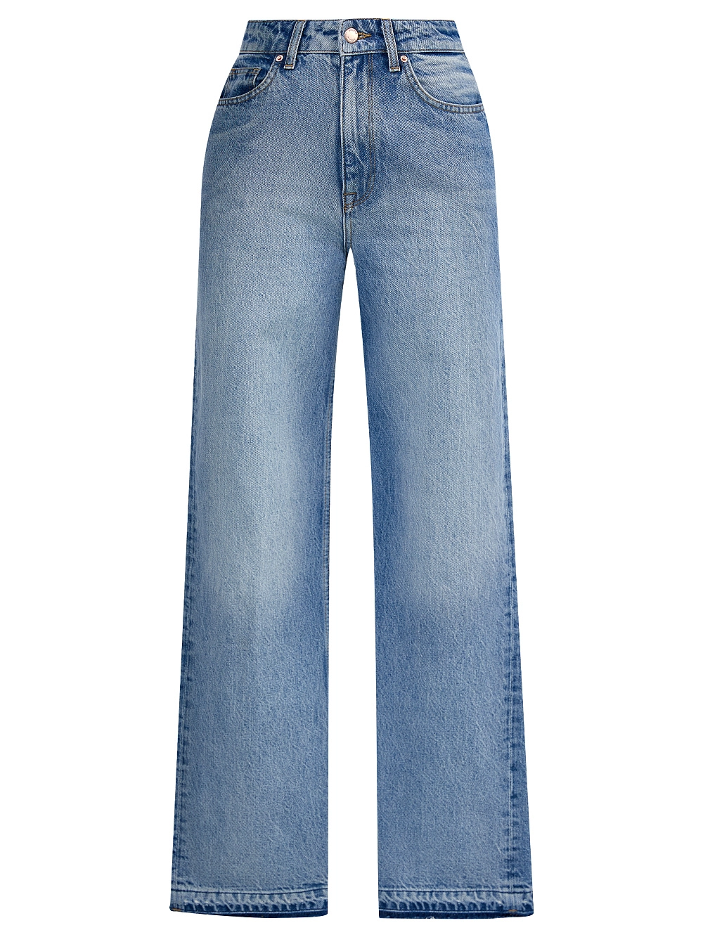 картинка джинсы прямые с необработанным краем от магазина Solo-U.ru